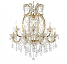  LA4307C33BR - Chandelier Satin Brass